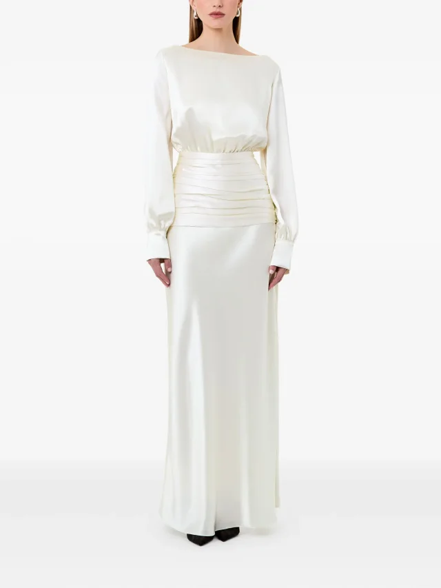 Nicholas Samina open-back gathered dress, photo 2 of 2 from FARFETCH