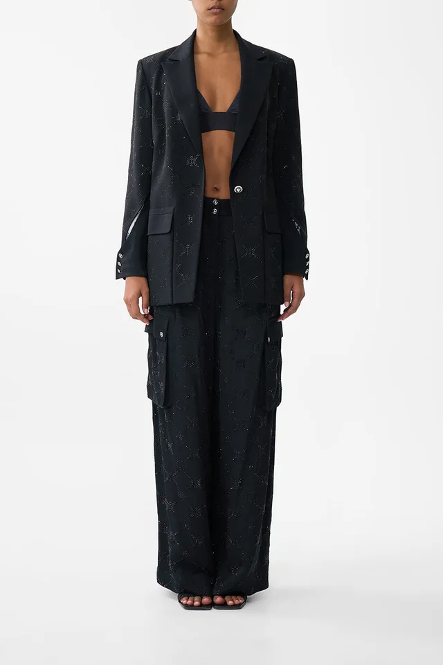 Camilla eBoutique WIDE LEG UTILITY PANTS SOLID BLACK from CAMILLA, photo 1 of 1