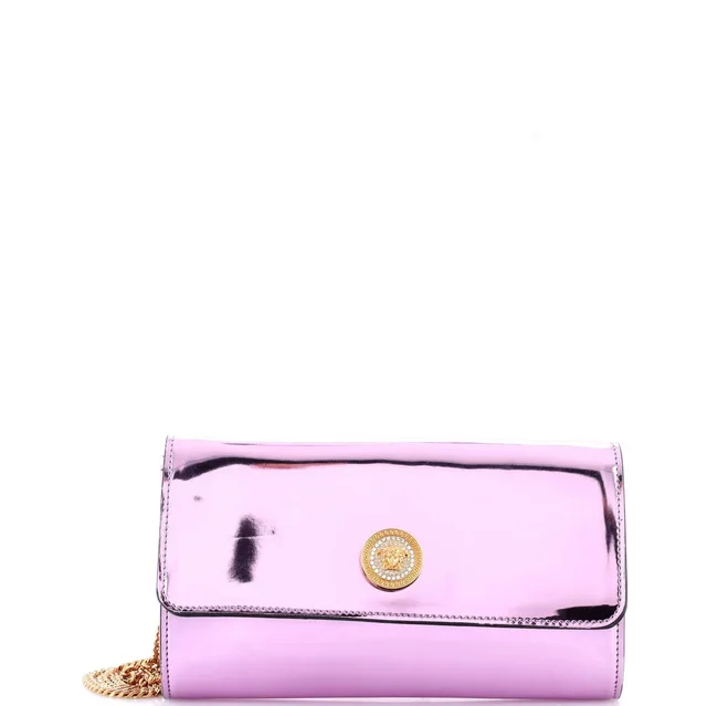 Versace La Medusa Clutch On Chain Patent in pink Patent leather from Poshmark