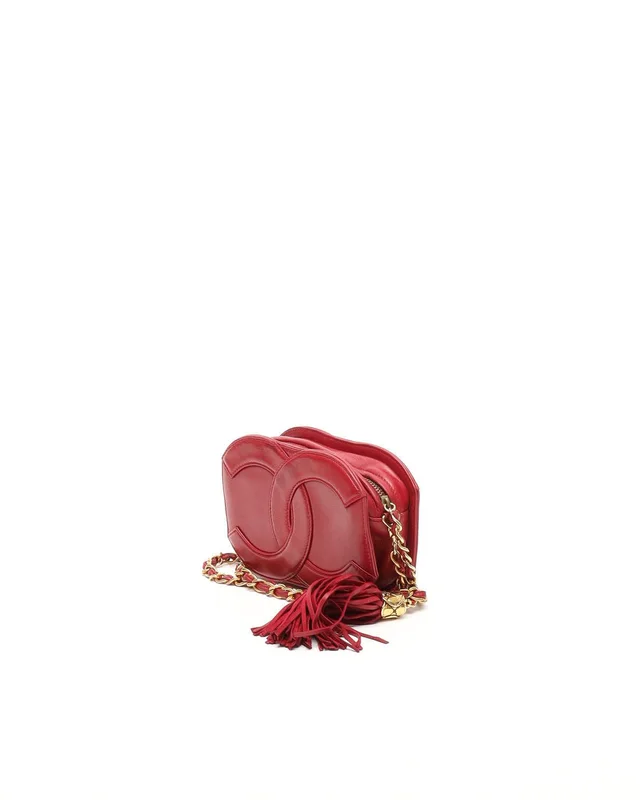 Chanel Small CC Tassel Camera Bag in Leather from A Retro Tale, photo 2 of 13