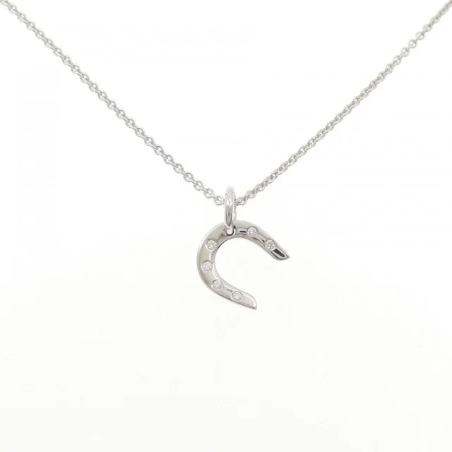 Hermès Diamond Necklace White Gold in White from The Reluxe