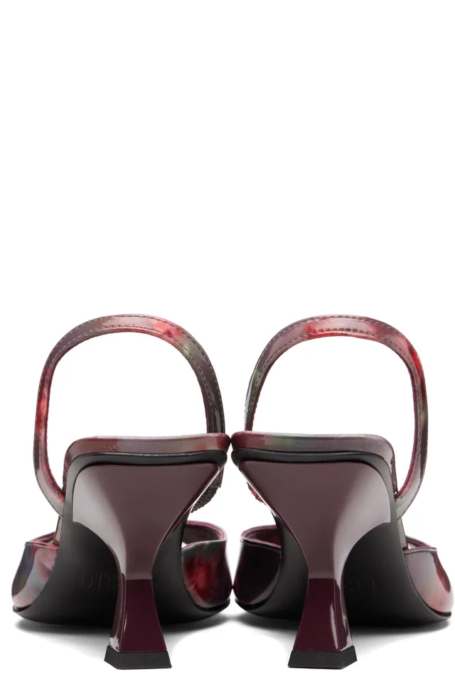 Diesel Purple D-Amber 75 Heeled Sandals, photo 2 of 5 from SSENSE