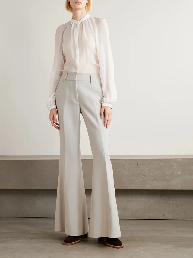 GABRIELA HEARST Gian silk-chiffon blouse in White, photo 2 of 2 from NET-A-PORTER (Canada)