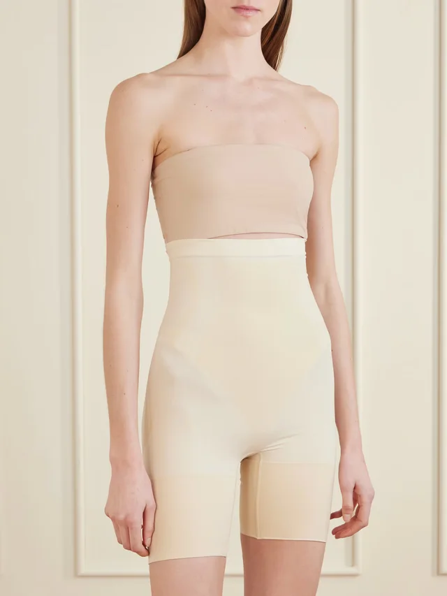 SPANX SPANXsculpt™ GoFigure high-waisted mid-thigh shorts in Beige, photo 2 of 2 from NET-A-PORTER (Canada)
