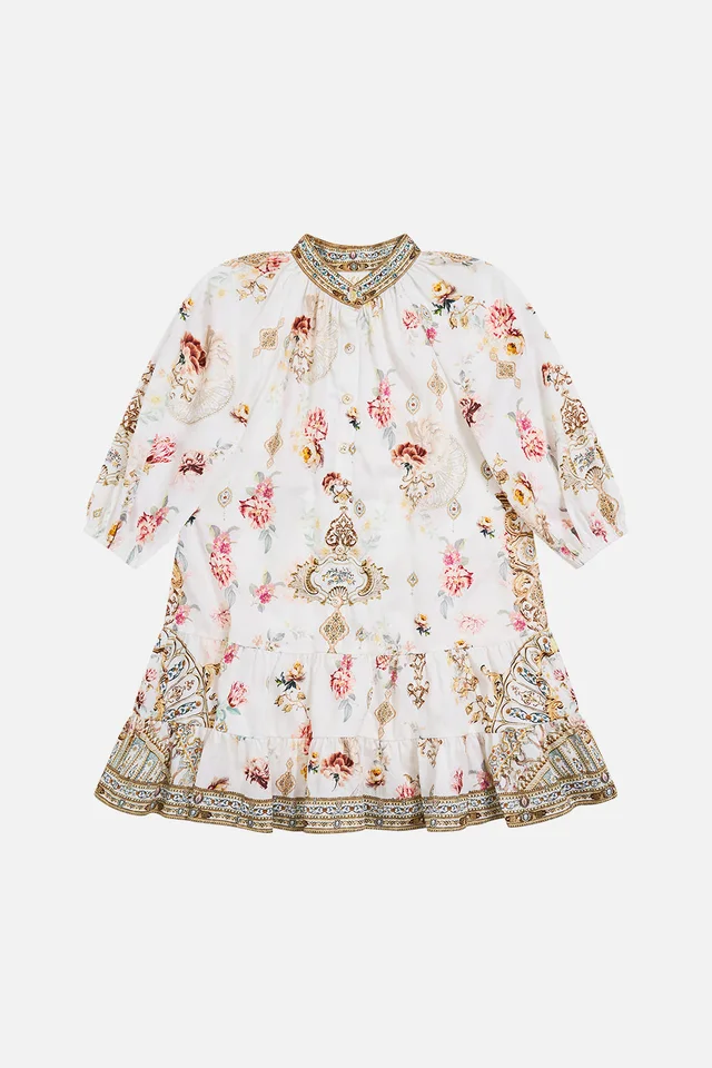 Camilla eBoutique KIDS SHIRT MINI DRESS WITH PUFF SLEEVE OTTOMAN DYNASTY from CAMILLA, photo 1 of 1
