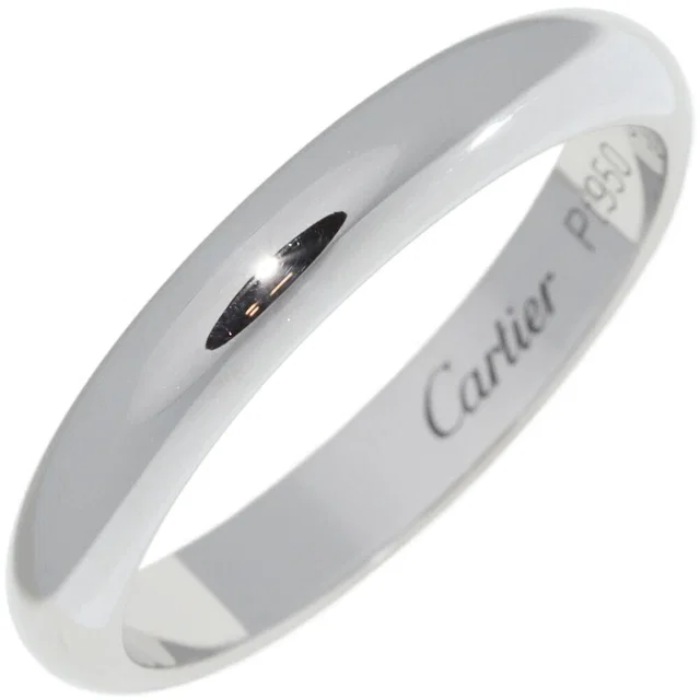 Cartier 1895 Wedding Ring Pt950 Ring Size 17 from LuxUness