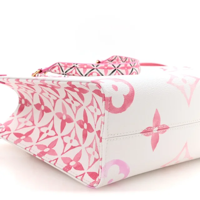 Louis Vuitton Monogram Giant By The Pool 2.0 Onthego PM Pink in Pink Canvas from FASHIONPHILE, photo 8 of 10