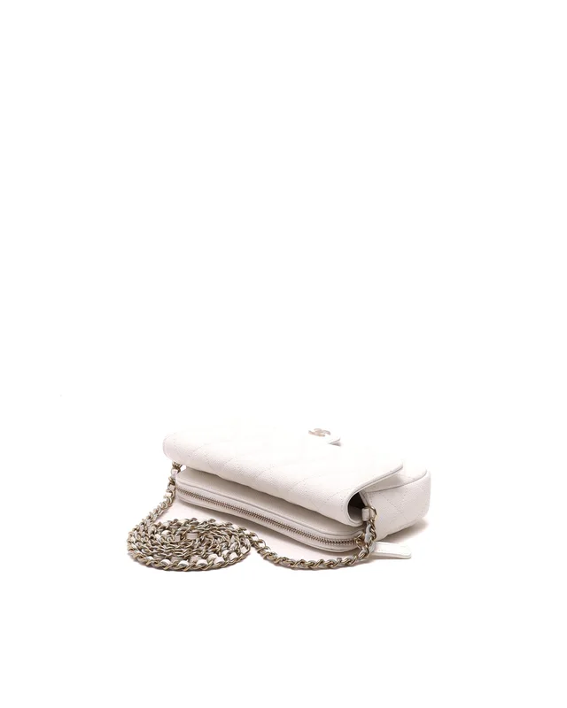 Chanel Classic Caviar Phone Holder Flap Bag in Caviar leather from A Retro Tale, photo 4 of 9