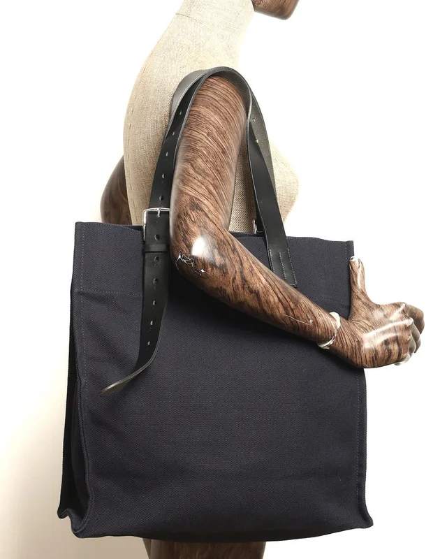 Hermès Etriviere Shopping Bag in Canvas from A Retro Tale, photo 10 of 10