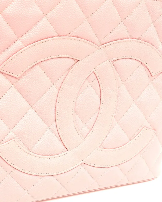 Chanel Caviar Medallion Tote Bag in Caviar leather from A Retro Tale, photo 6 of 14