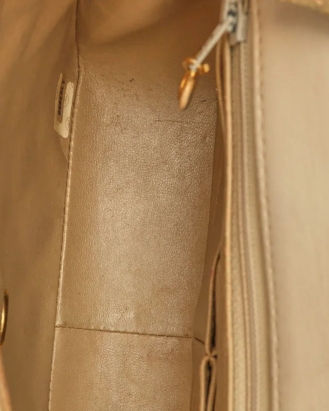 Chanel Classic Mini Square Single Flap Bag in Leather from A Retro Tale, photo 10 of 11