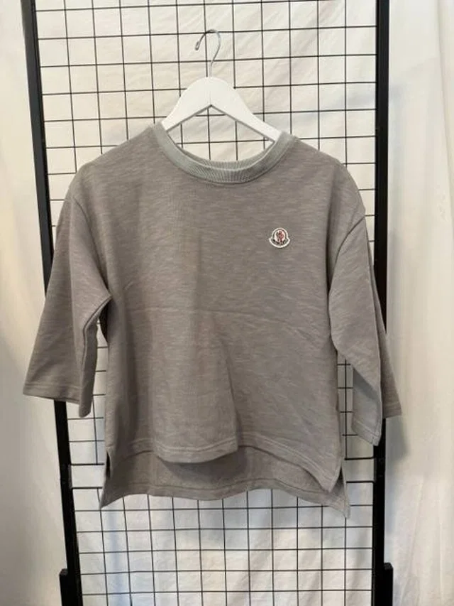 Moncler jumper grey Size: M in Grey Cotton from Oxfam Online Shop