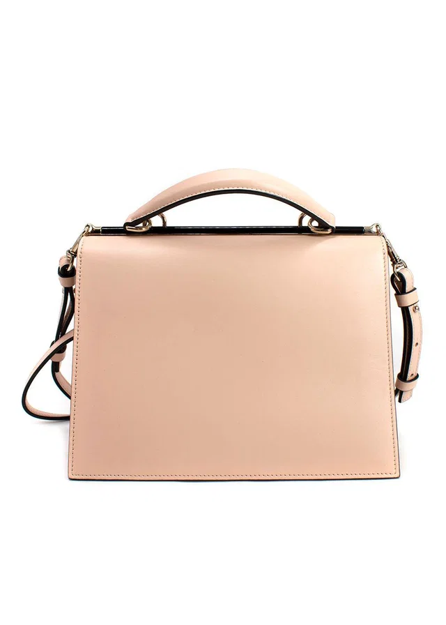 Giorgio Armani Pale Pink Borgonuovo 11 Bag in Pink Leather from HEWI