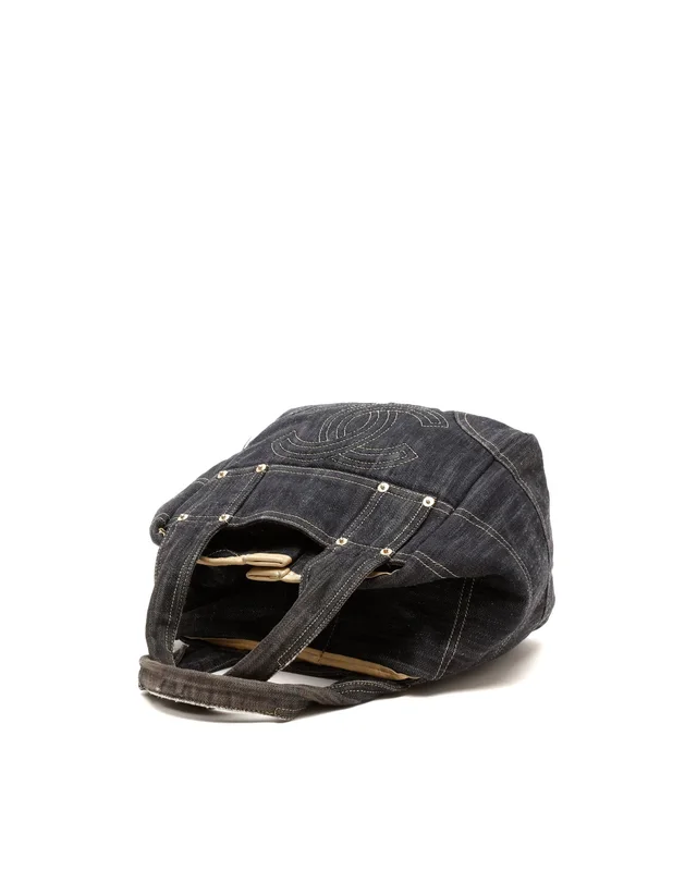 Chanel Sparkling Denim Coco Mark Tote Bag in Denim from A Retro Tale, photo 4 of 8