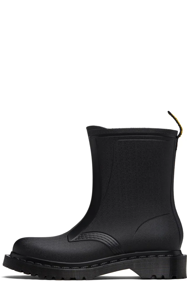 Dr. Martens Black 1460 Rain Waterproof Boots, photo 3 of 5 from SSENSE
