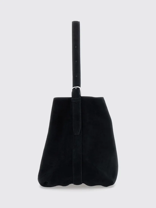 Toteme Espresso Medium Suede Tote Bag, photo 2 of 3 from SENSER