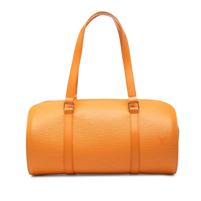 Orange Louis Vuitton Epi Soufflot Handbag in Orange Leather from Designer Revival