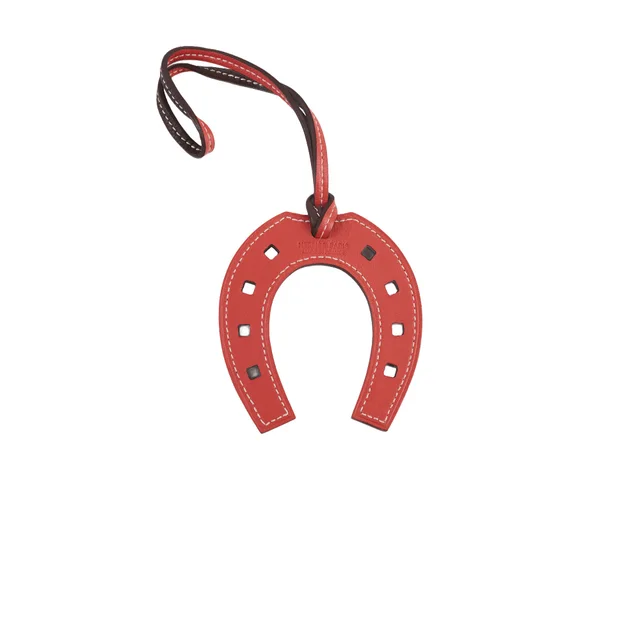 Hermès Paddock Fer A Cheval Horse Shoe Charm Evergrain Rouge Grenat/Ebene from The Purse Affair