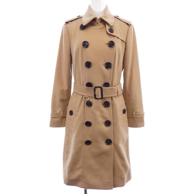 Burberry Cashmere Coat in Beige Cashmere from LuxUness
