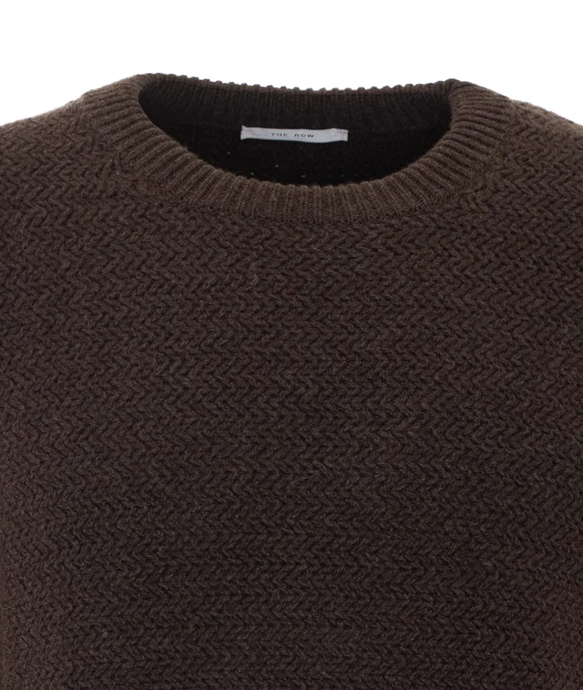 The Row Long-sleeved crew neck sweater, photo 4 of 4 from SENSER
