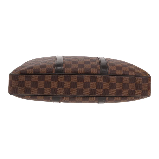 Louis Vuitton briefcase in Ebène Damier canvas and brown leather in Brown Canvas from Collector Square, photo 2 of 4