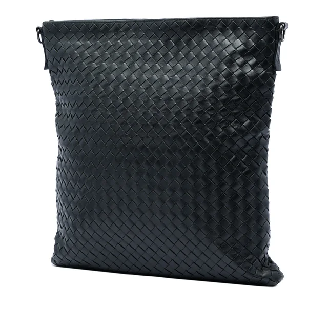 Black Bottega Veneta Nappa Intrecciato VN Crossbody in Black Nappa leather from Designer Revival, photo 2 of 2