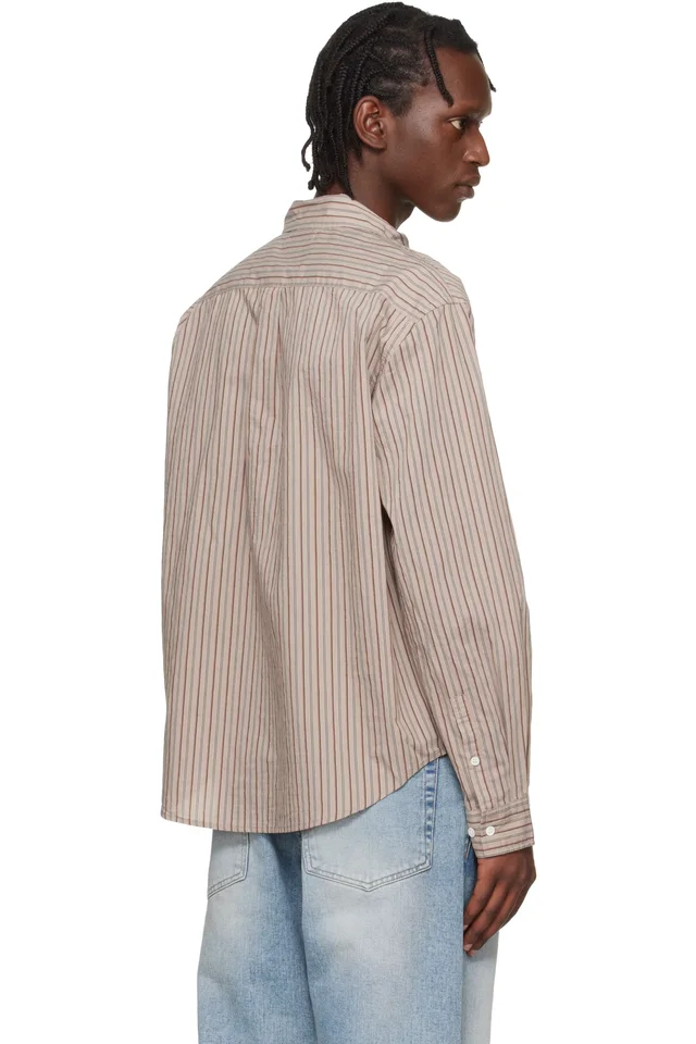 HOPE Brown Relaxed Shirt, photo 3 of 4 from SSENSE