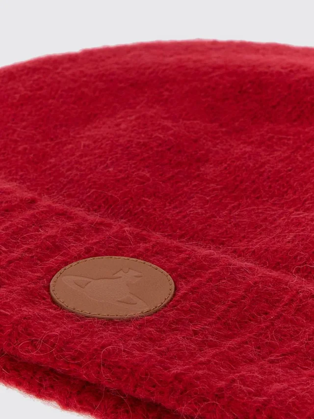 Vivienne Westwood Fluffy Logo Beanie Hat, photo 3 of 3 from SENSER