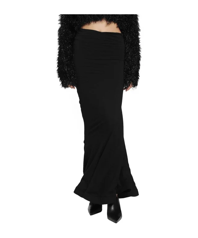 Junya Watanabe ruched-waist maxi skirt, photo 2 of 6 from SENSER