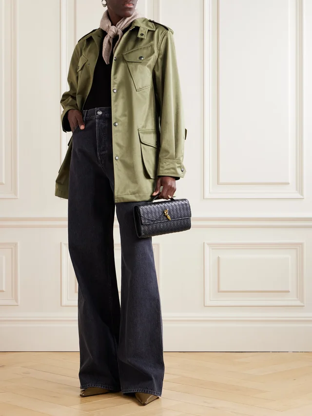RALPH LAUREN COLLECTION Teresa shell jacket in Green, photo 2 of 2 from NET-A-PORTER (Canada)