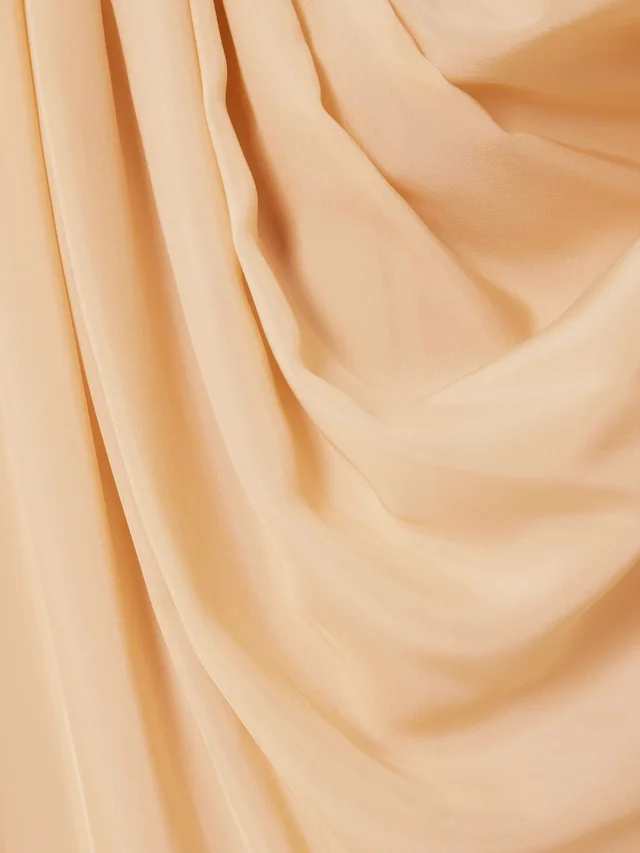 CHLOÉ Ruched tiered silk maxi dress in pastel pink 100% Silk, photo 4 of 4 from NET-A-PORTER (Canada)