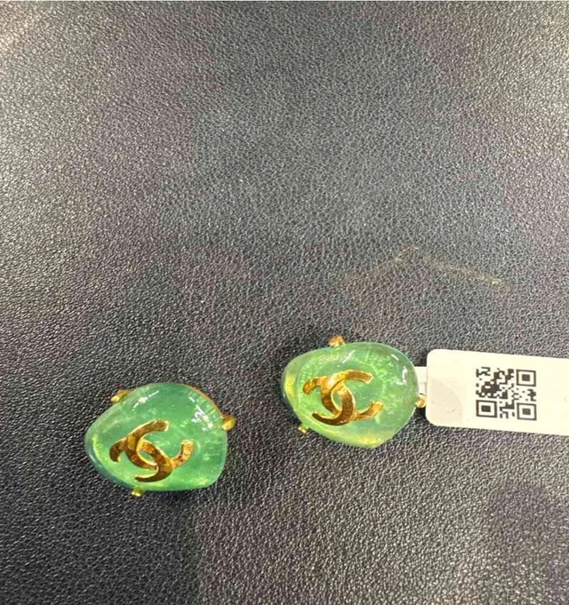 Chanel Blue Candy Ear Clip in Blue from Luxury Promise