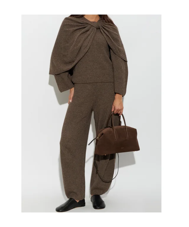 By Malene Birger Carmela Ribbed Knitted Trousers, photo 3 of 4 from SENSER