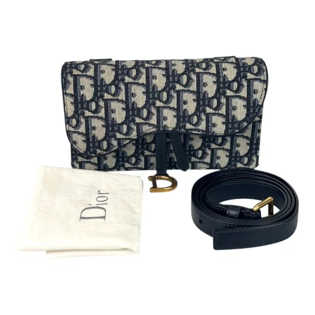 Dior Saddle Belt Pouch Bag Oblique from Luxury Promise