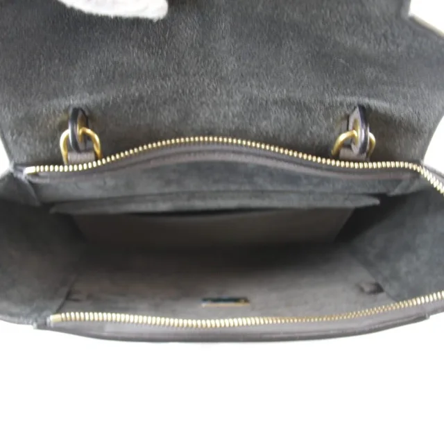Celine Belt Bag Leather Shoulder Bag in Gray Calfskin from LuxUness, photo 9 of 9