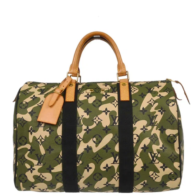 Louis Vuitton Monogramouflage Speedy 35 Handbag M95773 in Canvas from AMORE Vintage Tokyo