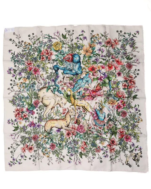 Dior 90 Floral Silk Scarf in Silk from A Retro Tale, photo 2 of 2