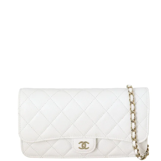 Chanel CC Clutch on Chain in Caviar leather from Luxe.It.Fwd