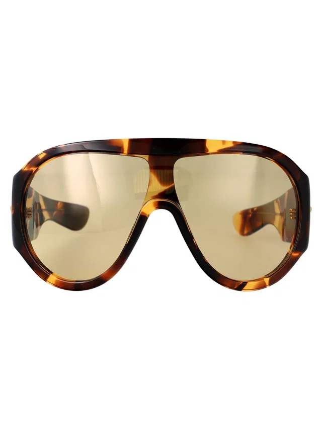 Bottega Veneta Bv1345s Tortoiseshell Acetate Sunglasses — Brown in Brown from HEWI