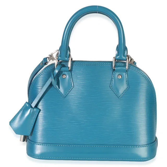 Louis Vuitton Cyan Epi Alma BB in Coated canvas from myGemma