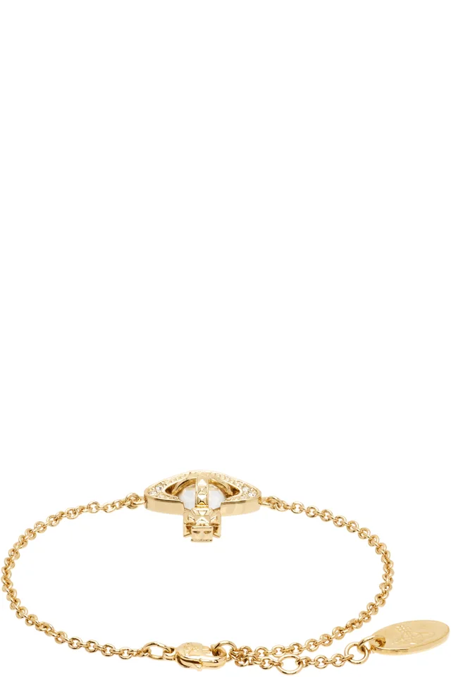 Vivienne Westwood Pina Small Bas Relief Bracelet, photo 2 of 3 from SSENSE