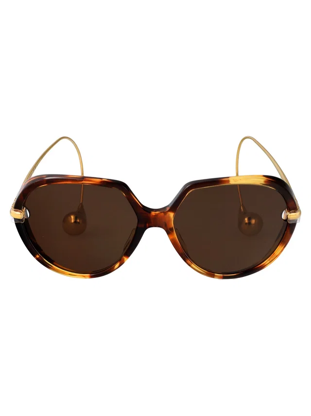 Bottega Veneta Bv1436s Sunglasses — Tortoiseshell Metal from HEWI