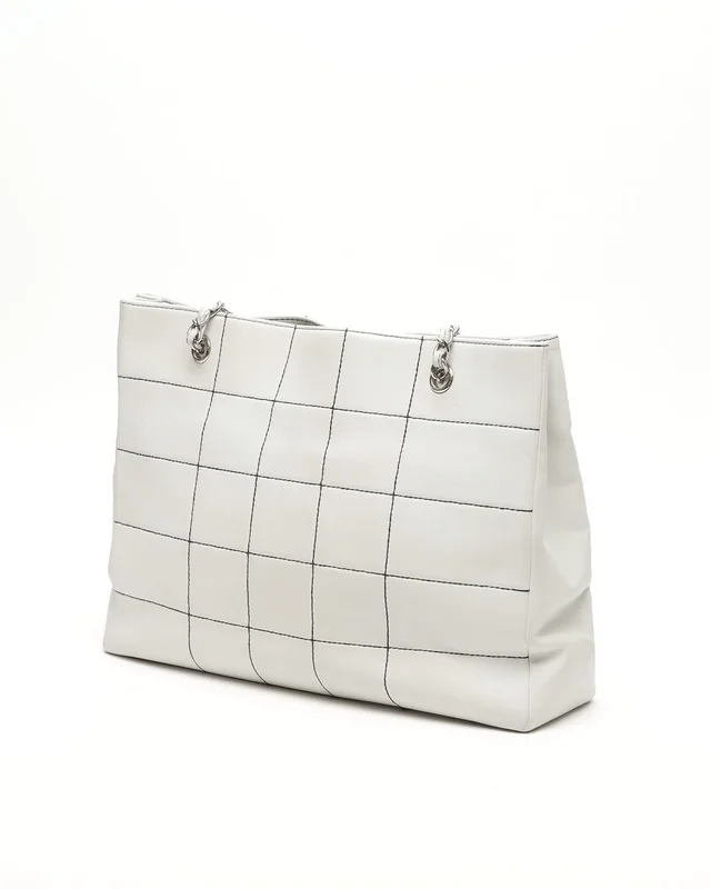 Chanel Chocolate Bar Wild Stitch Chain Tote Bag in Brown Denim from A Retro Tale, photo 3 of 9