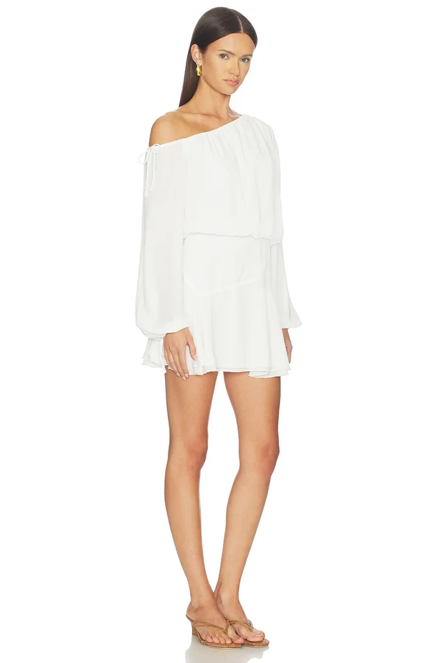MORE TO COME Violetta Mini Dress in Ivory, photo 2 of 3 from REVOLVE (Canada)