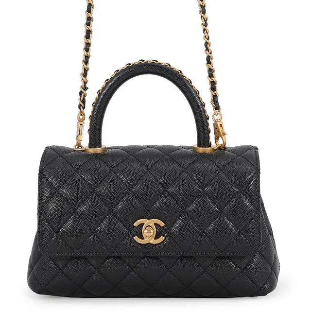 Chanel Coco Handle 2WAYHandbag BlackA92990 Caviar Leather Size XS in Caviar leather from GALLERY RARE