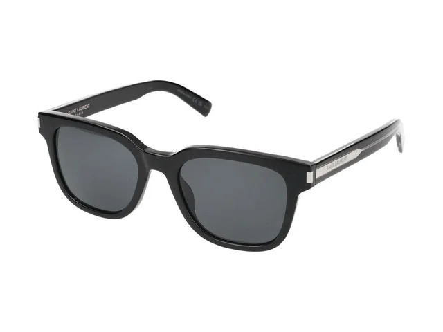 Saint Laurent Sl Sunglasses — Black Acetate in Black from HEWI