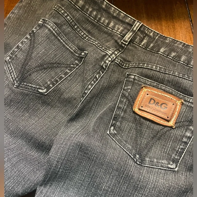 Dolce & Gabbana Y2k Black Wash Jeans Size 29 Low Rise Designer Denim in black Denim from Poshmark