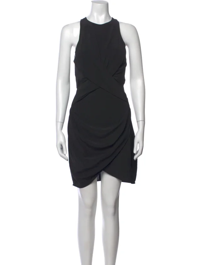 Zimmermann Silk Mini Dress in black Silk from The RealReal