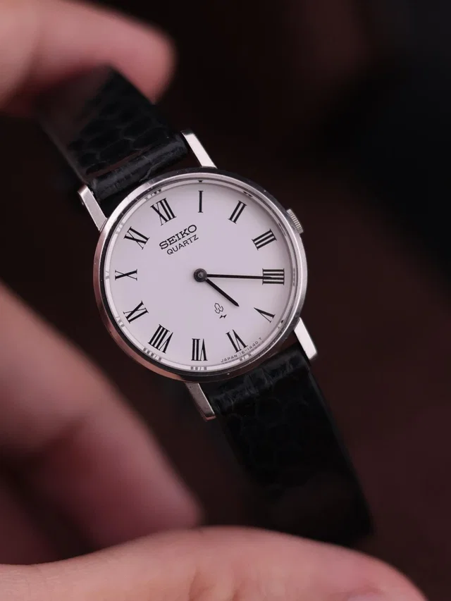 Vintage 1978 Seiko Belfina 16-0140 Women’s Watch in white|gray|silver Leather from Poshmark