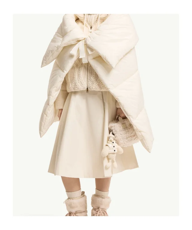 Moncler Padded Taffeta Midi Skirt, photo 5 of 6 from SENSER
